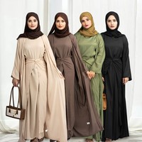 Meilleur prix Chine 2024 Dernière robe de prière musulmane pour femmes avec hijab Robe kimono modeste chinoise