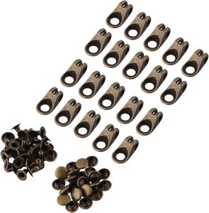 Juego de Ganchos para Cordones de Zapatos con Remaches, Hebillas de Seguridad de Aleación para Cordones de Botas, para Escalada, Senderismo, Trabajo, Montañismo - Product Image 1