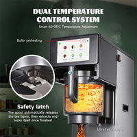 Machine à Café et Thé Commerciale Moseener, Extracteur de Thé au Lait, Machine à Infuser le Thé à Filtre Noir