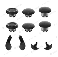 Capuchons de joystick en plastique 10-en-1 pour manette PS5 Edge, avec 6 sticks analogiques interchangeables, 4 pagaies et accessoire D-Pad