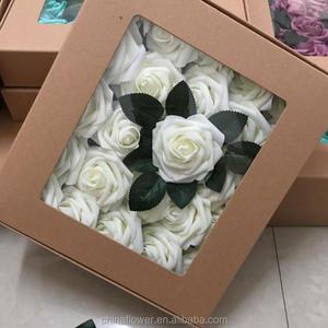 Fcf1101 Hoa Nhân Tạo Bất Tìm Kiếm Bọt Hoa Hồng Với Thân Cây Bọt Hoa Cho Tự Làm Bó Hoa Cưới Cô Dâu Tắm - Product Image 3