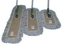 Serpillère à poussière jaune haute performance pour grandes surfaces, serpillère plate pivotante à 360°, manche en aluminium pour le dépoussiérage des entrepôts industriels et des aéroports