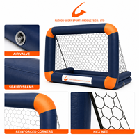 But de football gonflable portable, filet d'entraînement léger pour enfants, plage, jardin et jeux en plein air