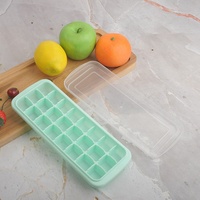 Moule à glaçons en plastique petit format avec couvercles, sans BPA et flexible pour cocktails et boissons