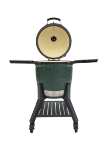 Grande <span class=keywords><strong>Barbecue</strong></span> Grill Extérieur en Céramique Vert Forêt Brillant de 22 Pouces en Forme d'Œuf, Modèle Moderne de Grand Fabricant - Product Image 5