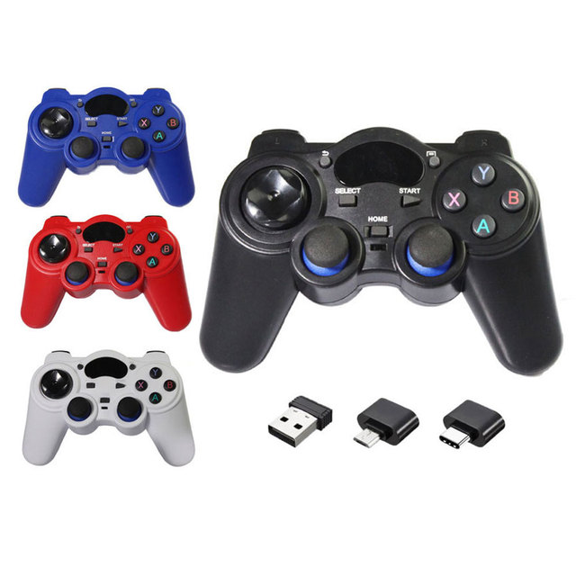 2.4G Wireless Mandos Inalambricos 2.4 G Gamepad Para Tipo C Joystick Game Pad for Mobile Phone Smart Android TV PC Controller