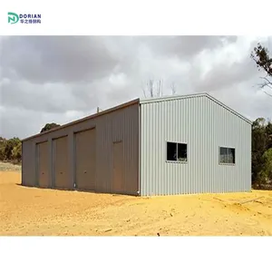 50x100 arc en métal bâtiment préfabriqué structure en acier bureau/atelier/entrepôt conception de réservoir d'eau