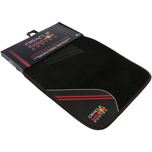 Set tappetini 4 pezzi Racing nero/rosso - Product Image 5