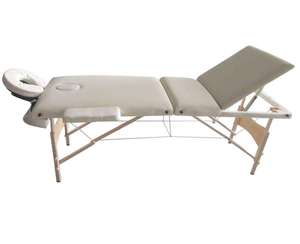 Lit <span class=keywords><strong>de</strong></span> <span class=keywords><strong>massage</strong></span> en bois portable 3 sections Design pliant pour <span class=keywords><strong>table</strong></span> <span class=keywords><strong>de</strong></span> tatouage facial SPA - Product Image 4