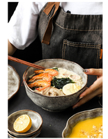 Nouvelle conception Ensemble de bols en céramique japonaise Ensemble de plats en porcelaine Vaisselle Ensembles de dîner en céramique uniques pour restaurant