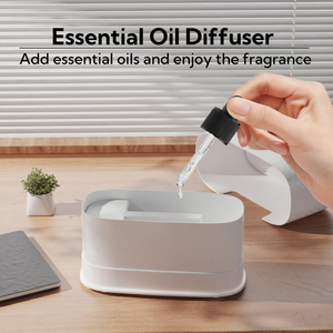 New Humidifier <b>Essential</b> <b>Oil</b> Scent <b>Diffuser</b> Led Night Light Custom Sleep Diffused Ultrasonic Aroma <b>Diffuser</b> - Product Image 2