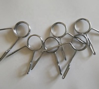 Collier d'haltérophilie de gymnastique, barre d'haltères en acier de 50mm de diamètre, pince à ressort