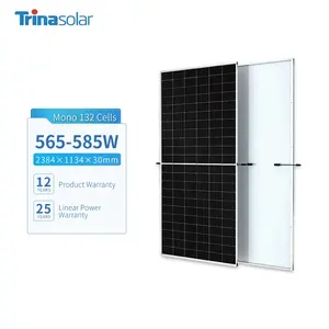 TrinaSolar 고효율 565w 570w 575w 580w 585w 태양 전지 패널