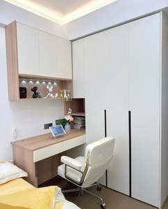 Armoire écologique intégrée à une table, meubles de chambre d'enfant personnalisés, armoire pour enfants - Product Image 6