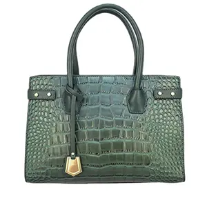 2024 bolso de etiqueta privada tendencias verde señoras cocodrilo vegano Pu cuero diseñador bolsos de lujo para mujeres Sac Main Luxe