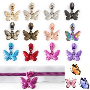 Dây kéo hình con bướm tùy chỉnh Nolvo World, chất liệu nylon cao cấp, đầu kéo kim loại nhiều màu sắc, thiết kế độc đáo. - Product Image 2