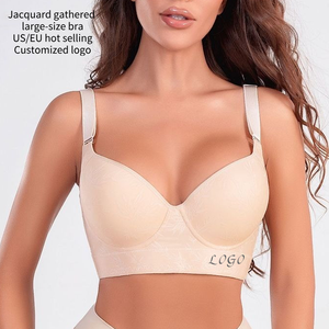 Bonne qualité gros <span class=keywords><strong>seins</strong></span> levage armature large bande soutien-gorge grande taille femme soutien-gorge large bande Bralette soutien-gorge de contrôle des graisses - Product Image 1