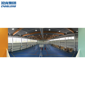 Profesional al por mayor de diseño gimnasio estadio cobertizo estructura de acero galvanizado centro de Fitness edificios - Product Image 6