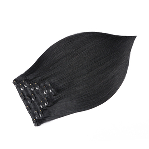 Extensions de cheveux humains Remy brésiliens de haute qualité à prix avantageux, lisses et sans couture, à clipser, 100% cheveux humains Remy, 12 à 30 pouces - Product Image 3