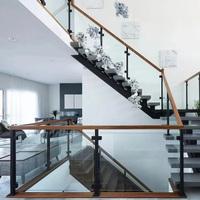 EKOO Promotion : Support de fixation pour balustrade d'escalier, poteau de rampe, main courante en acier inoxydable pour garde-corps en verre