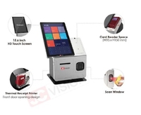 JCVISION 15.6 pouces kiosque libre-service appareil de point de vente de bureau Android 11 OS imprimante thermique Scanner 2D caméra de module optique 3D