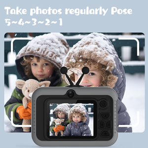 Cámara Infantil <span class=keywords><strong>Mini</strong></span> HD con Pantalla de 1080P, Cámara de Video con Proyección, Cámara Digital para Tomar Fotos, Regalos de Navidad y Cumpleaños para Niñas de 3 a 12 Años - Product Image 3