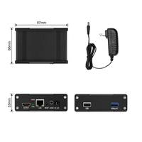 UNISHEEN JM1000-Plus Décodeur vidéo matériel haute performance H.264 H.265 1080P Full HD avec sortie HDMI pour YouTube Facebook