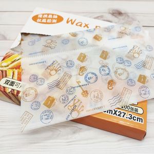 Nouveaux produits 2024, papier ciré de qualité alimentaire, emballage pour hamburgers, sandwichs, feuilles de papier ciré interpliées, papier d'emballage pour la cuisson - Product Image 3