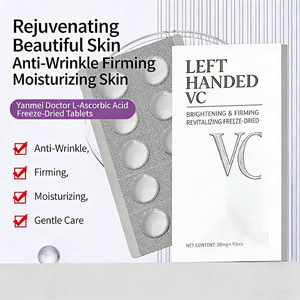 Comprimés lyophilisés Vc pour gauchers 20mg X 10pcs Éclaircissant Raffermissant Hydratant Soin de la peau - Product Image 1