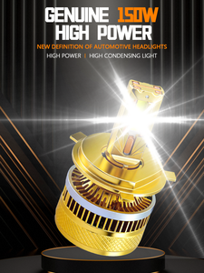 Ampoule de phare LED haute puissance 125W 15000LM, puces 3570, H4 H7 H11 9005 9006, 6000K, étanche IP67, voitures, motos - Product Image 5