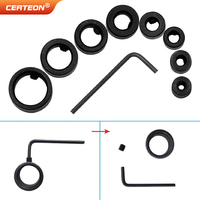 Butée de profondeur réglable 3-16mm avec pince pour perçage précis dans les travaux de menuiserie