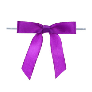 Noeuds de ruban préfabriqués avec boucle élastique pour emballage de boîtes cadeaux et décoration de chaises de mariage, directement de l'usine - Product Image 6