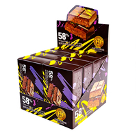 Chocolat à la saveur de Dubaï très vendu avec des garnitures d'amandes et de pistaches 70g 200g Barre de chocolat de haute qualité