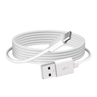 Cable USB Tipo C de Carga Súper Rápida 6A, Cable de Datos de Carga Rápida de 1m, Cable USB-C para Teléfonos Android Xiaomi
