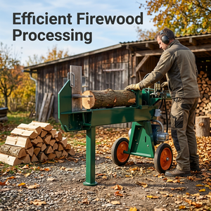 <span class=keywords><strong>Spaccalegna</strong></span> Robusto per Escavatori da 3-10 Tonnellate con Funzionamento Idraulico per Preparazione Legna da Ardere e Disboscamento - Product Image 1