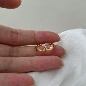 Dylam Tiny Dainty Women Jewellery Rhodium 18K Gold Plated 925 Sterling Silver Crown Shape Open <b>Adjustable</b> <b>Ring</b> <b>Rings</b> Jewel - Product Image 5
