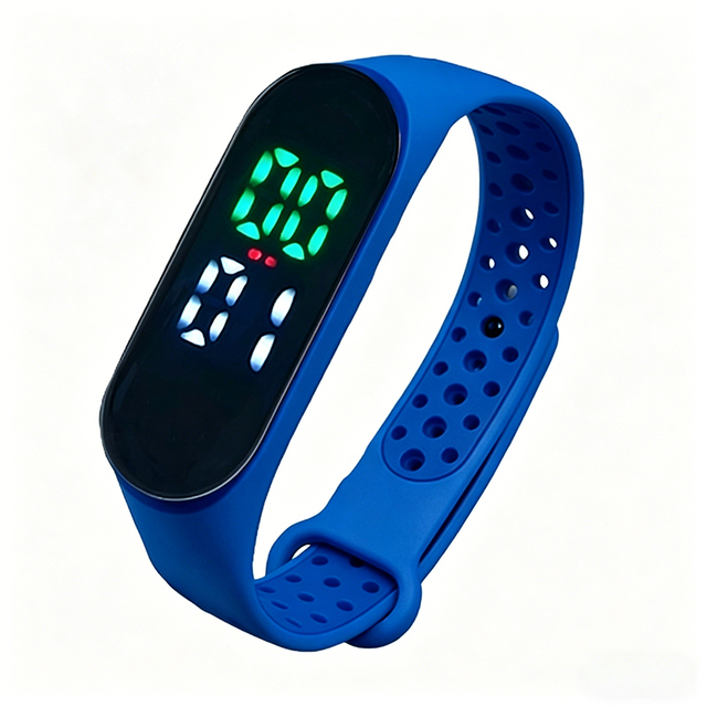 Digital Display Smart Bracelet RFID NFC Waterproof LED Light Countdown Reminder Vibrating Alarm Event Timed Tickets Access