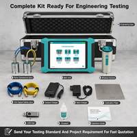 Kit de détection ultrasonique pour fondations et pieux, testeur de défauts du béton, largeur et profondeur des fissures, dispositif de test de résistance