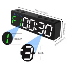 Jhering Gym Timer, LED Interval Timer with Remote, Count Down/Up