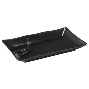 <b>Melamine</b> snacks in a mother-and-child <b>plate</b> with dipping sauce dish, hot pot, barbecue, wasabi, squid strips, cucumber dish, - Product Image 5