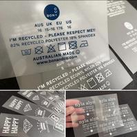 Film PET personnalisé de haute qualité, résistant aux UV, pour étiquettes de transfert thermique, écologique, imperméable, motifs de transfert thermique souples, prêt à presser sur les vêtements