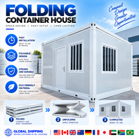 Vente directe usine : Maison conteneur portable et pliable de 40 pieds et 20 pieds pour camp de construction
