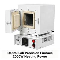 Tungku presisi Lab gigi dengan daya 2000W & tampilan Digital untuk penghapusan lilin dan pengecoran Sintering