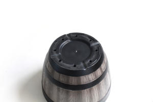 Macetas Redondas con Autorriego Estilo Barril <span class=keywords><strong>de</strong></span> Cerveza <span class=keywords><strong>para</strong></span> Balcones, Macetas y <span class=keywords><strong>Jardineras</strong></span>, Almacén Europeo, Macetas Extra Grandes - Product Image 6