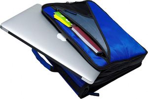 Free Sample BSCI Zipper <b>Binder</b>, Fabric, 2 Inch 3 <b>Ring</b> <b>Binder</b> With <b>4</b> Inch Capacity, Assorted Colors, Color Selected for You - Product Image 2