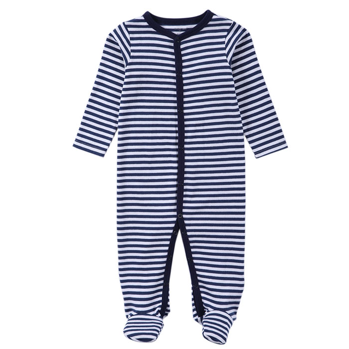 Оптовая продажа, зимние детские пижамы в полоску с длинным рукавом