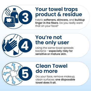 OEM Customized Clean Thick Towel XL Size Face Towel Disposable Eco Friendly <b>Biodegradable</b> Face <b>Wipes</b> Clean Skin Clean Towels - Product Image 4