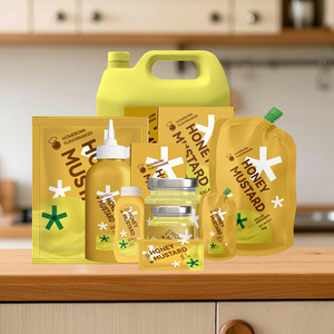 Trempettes pour salade au miel et à la <span class=keywords><strong>moutarde</strong></span> sucrées en vrac vinaigrette en bouteille pour les salades - Product Image 6