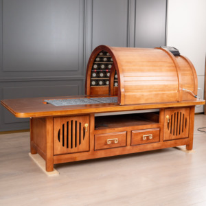 Lit de physiothérapie moderne à moxibustion électrique sans fumée avec <span class=keywords><strong>table</strong></span> de massage <span class=keywords><strong>fixe</strong></span> pour la salle de sport et les traitements du visage - Product Image 2