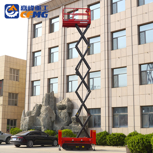 Plataforma Elevadora de Tijera Eléctrica Portátil sobre Orugas para Trabajos Aéreos en Construcción y <span class=keywords><strong>Alquiler</strong></span> - Product Image 4